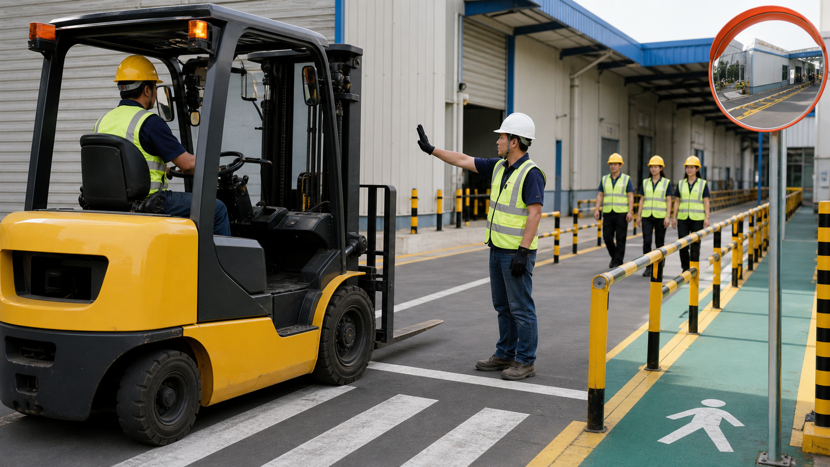 Thuê xe nâng xuống pallet phuy tại VSIP an toàn