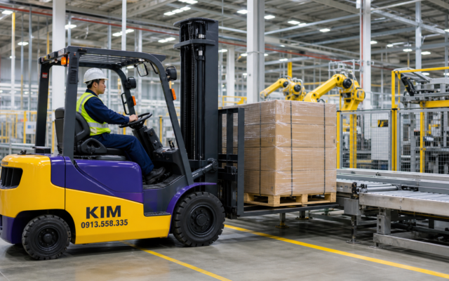 Cho thuê xe nâng tại KCN VSIP 2A – KIM 0913.558.335